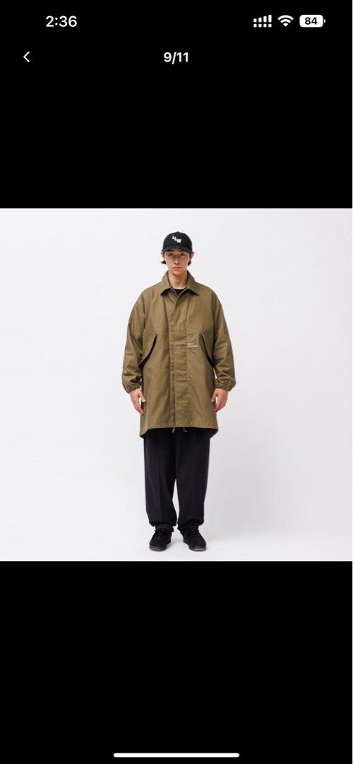 Wtaps SMOCK/COAT / COTTON. SERGE, 男裝, 外套及戶外衣服