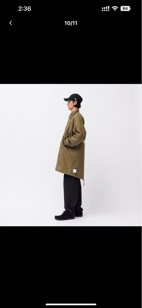 Wtaps SMOCK/COAT / COTTON. SERGE, 男裝, 外套及戶外衣服