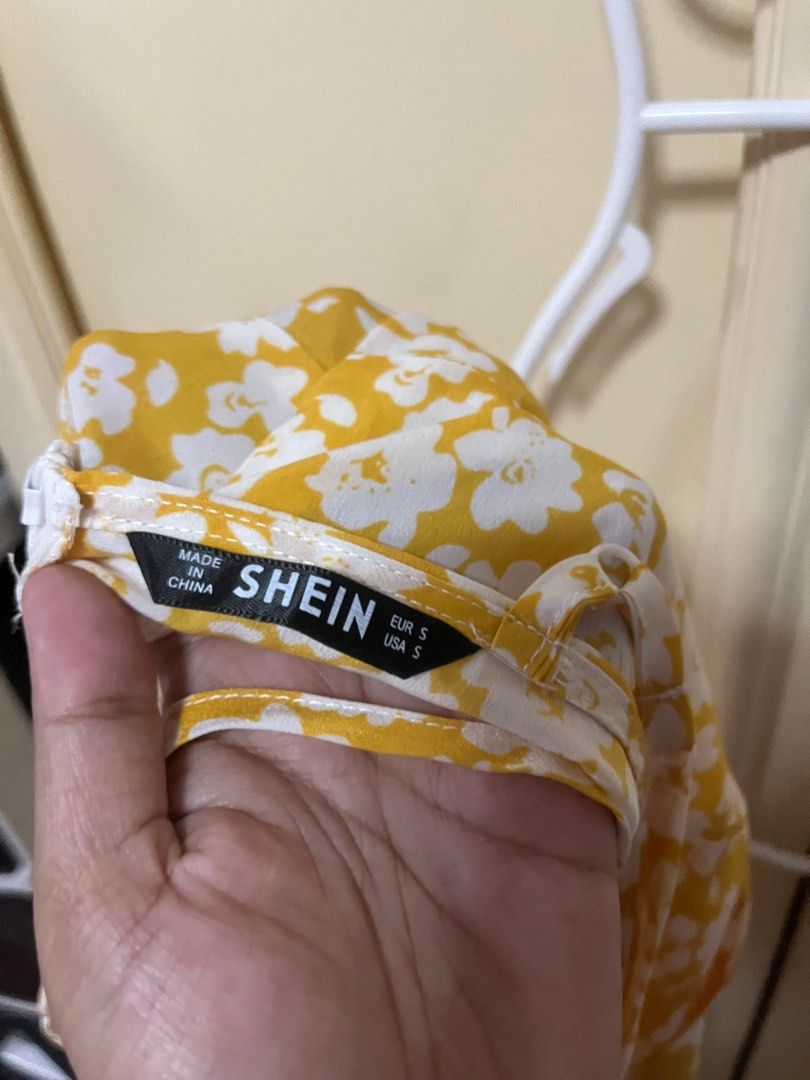 Yellow Front Tie Dress (Category: Dresses) located in Makati City. Submitted by frelbv (Listing ID 1333197899, Image 3). Description: Used once. No longer fits me Can be bought as 900 with 2 other items priced 350.