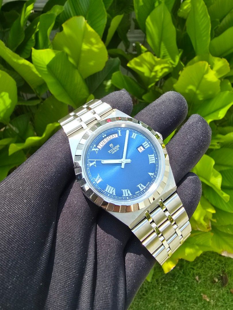 Tudor day date blue dial cheap