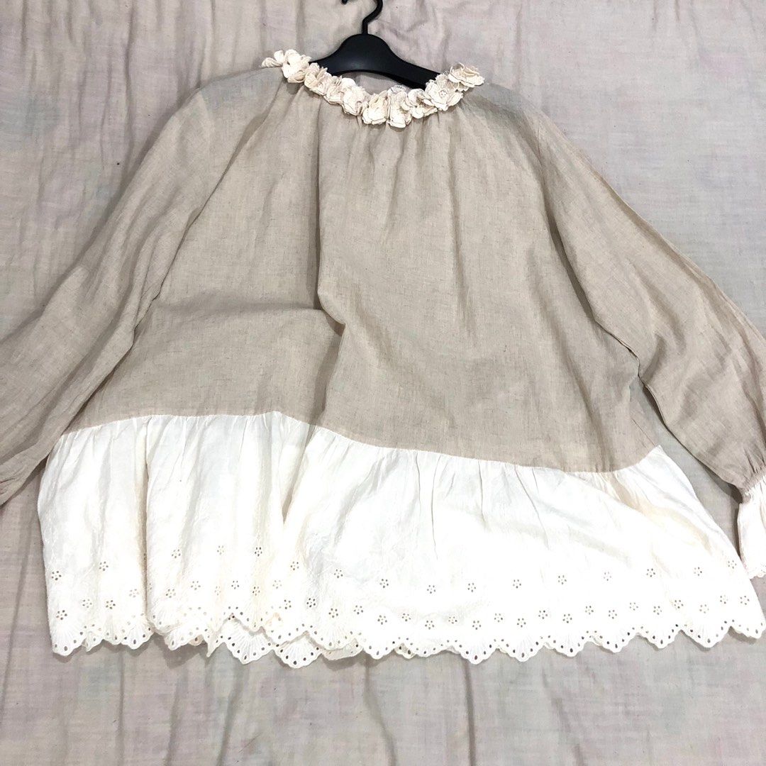 equaland japanese linen 2WAY せまい tops
