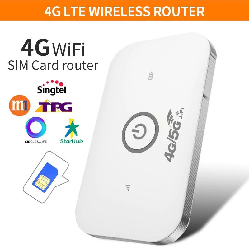 4G Wifi Modem Router Sim Card Portable Router Play&Plug MIFI 5G4G LTE ...
