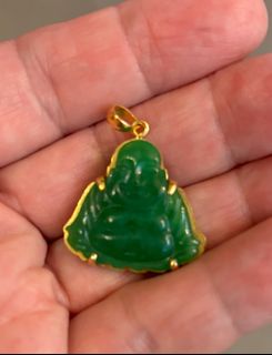 翡翠玉吊咀   玉尺寸：23 x 23 x 4 mm64207222488835110