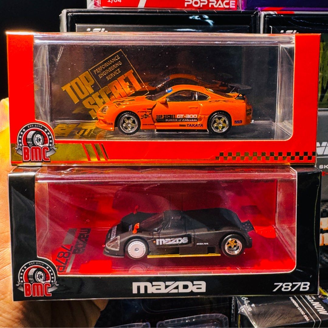 bmc 1/64 トップシークレット スープラ ＆ マツダ 787b 現貨印尼車仔展