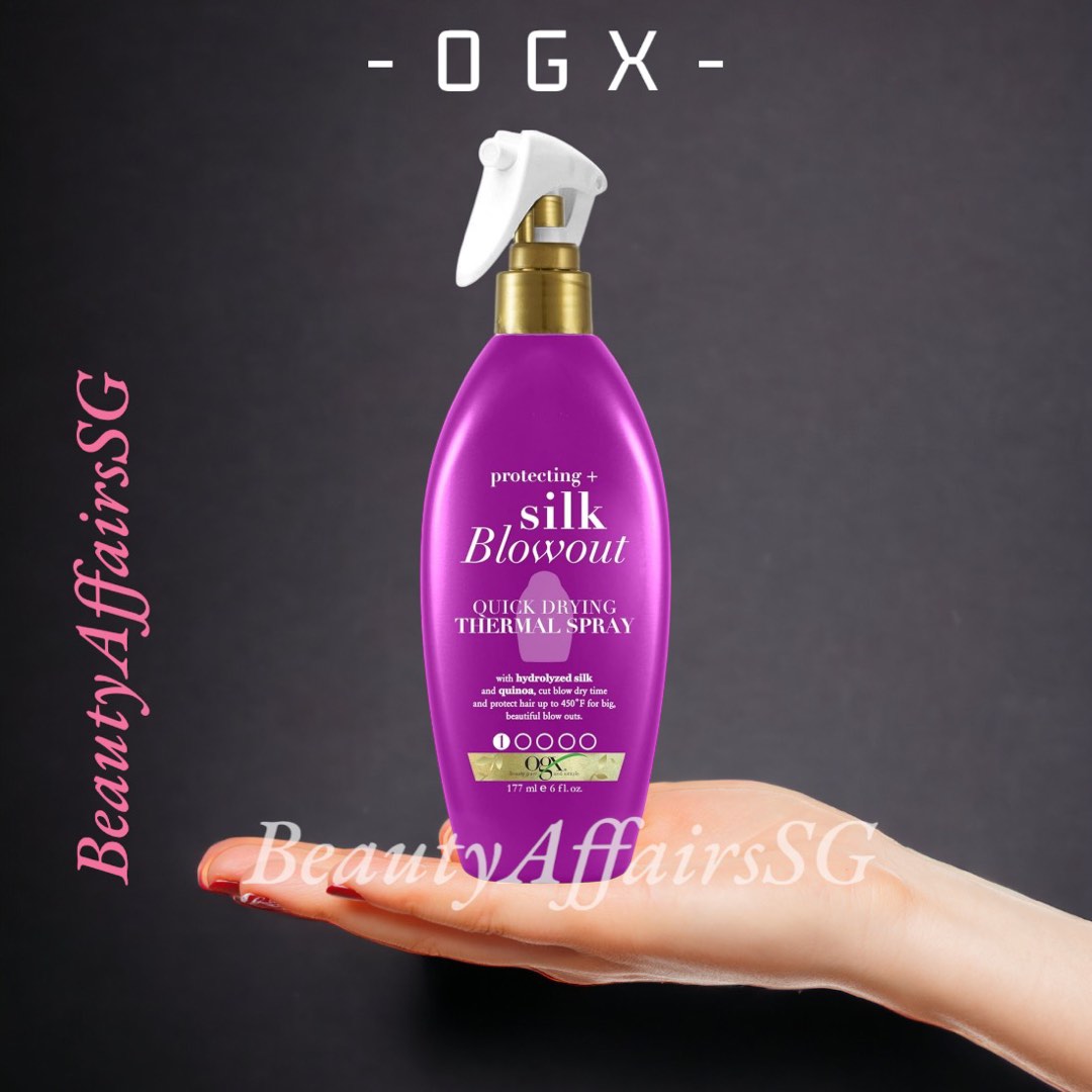 Silk Press Ogx Silk Blowout 15 Best Drugstore Heat Protectants Of - Main Image