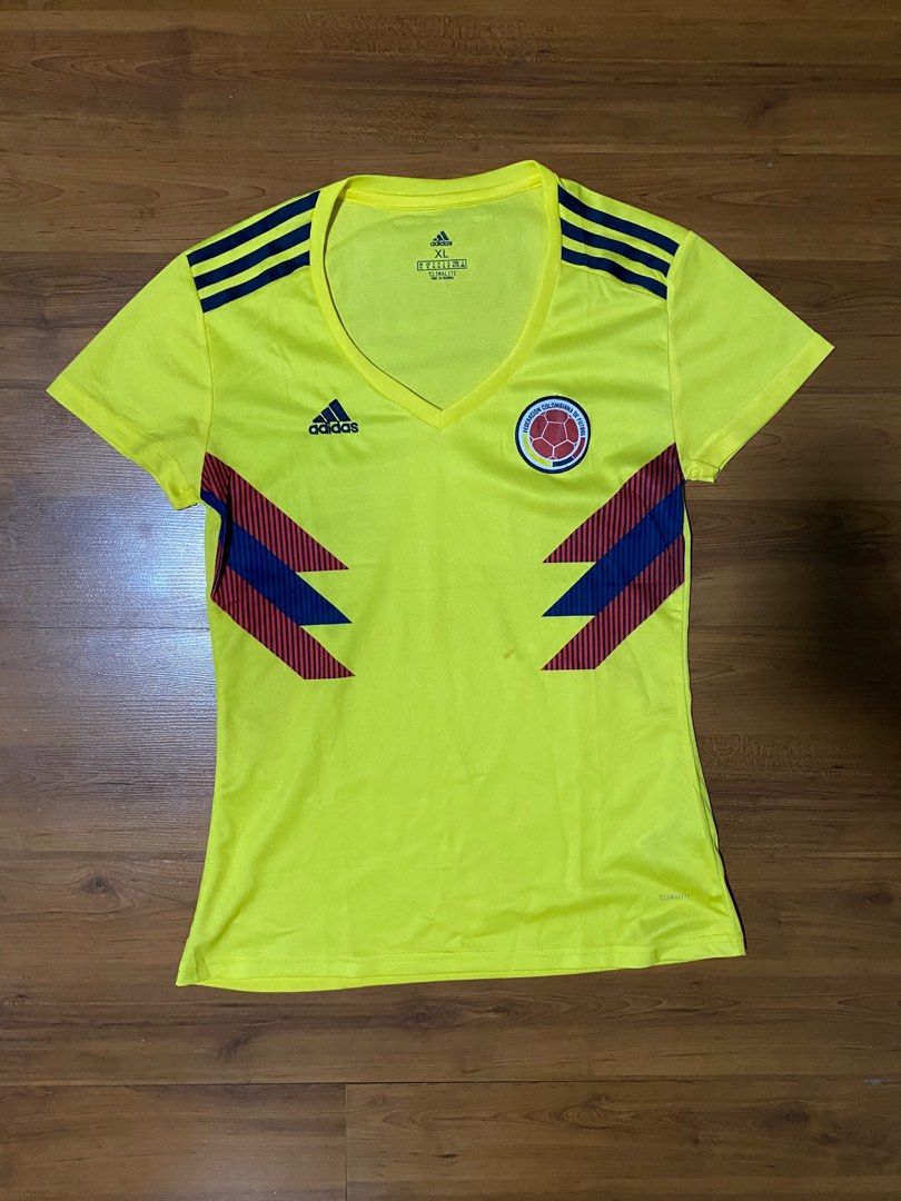 Adidas Colombia 2018 19 Home Soccer Shirt Jersey Women s Fashion Tops Shirts on Carousell