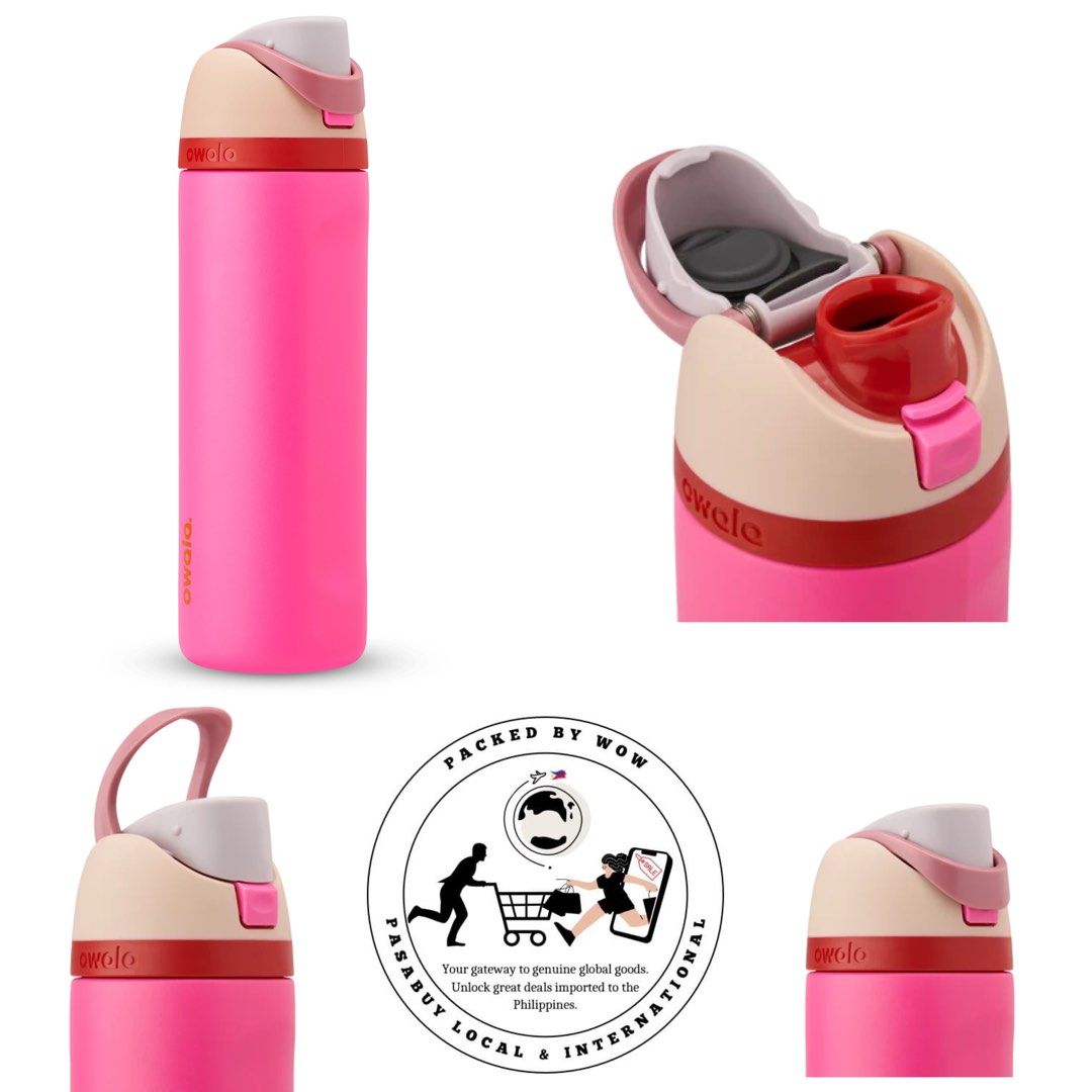Authentic Owala FreeSip 24oz Color: Can You See Me? (Hot Pink) (Category: Water Bottles & Tumblers) located in Angeles City. Submitted by packedbywow (Listing ID 1333378971, Image 1). Description: Authentic Owala FreeSip water bottle 24oz: 10.68(H) x 3.12(D) Colors: • Can you see me? (Hot Pink) ✅ ON HAND ✅ • Neo Sage (Army Green) ❌SOLD❌ • Candy Coated (Pastel Pink) ✈️ ETA: NOV 2024 ✈️ • Coastal Mist (Pastel Green) ✈️ ETA: NOV 2024 ✈️ Details: • S