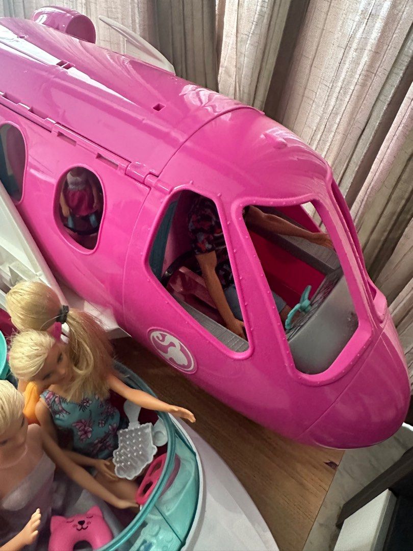 Barbie toy airplane car boat helicopter