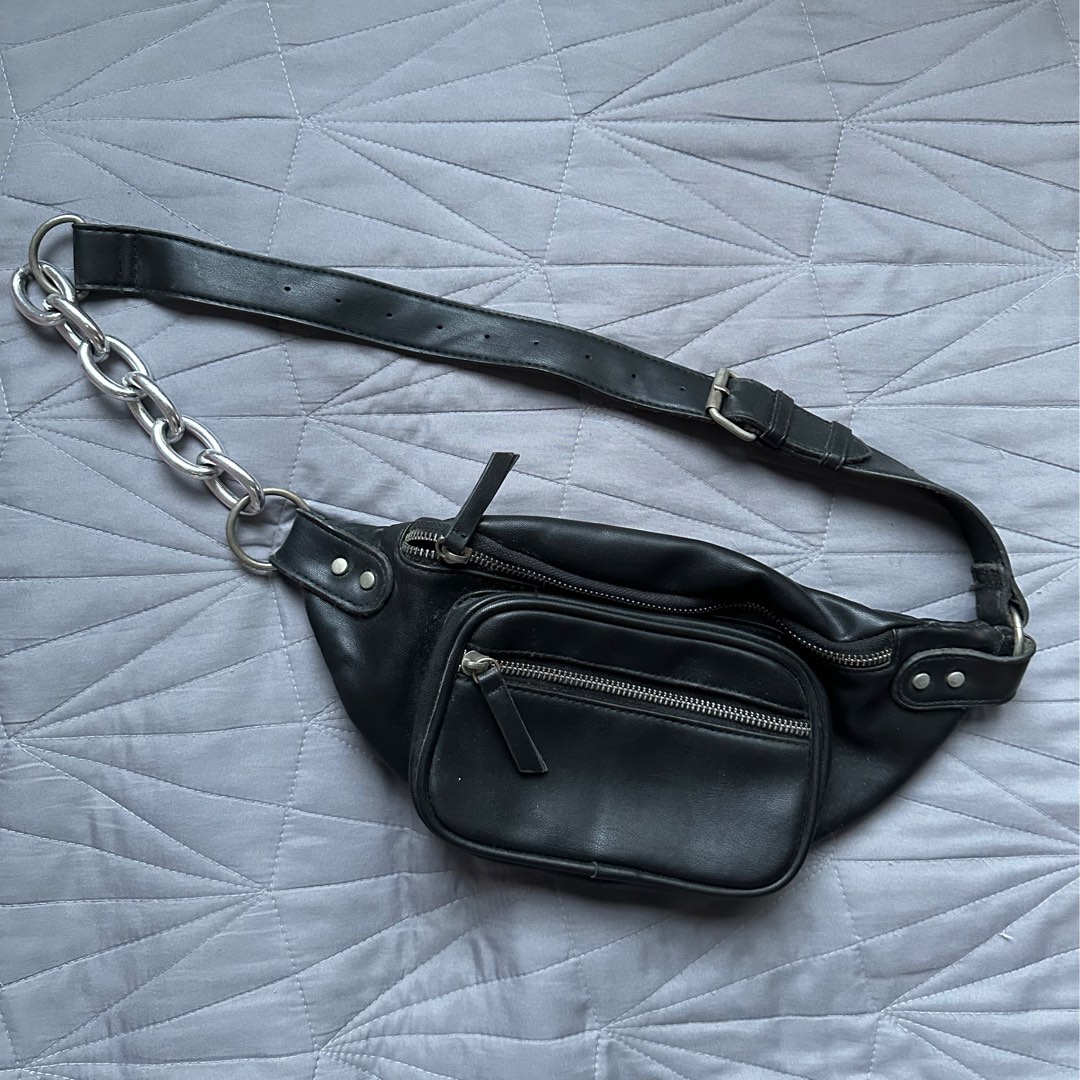 Bershka belt bag with chain best sale