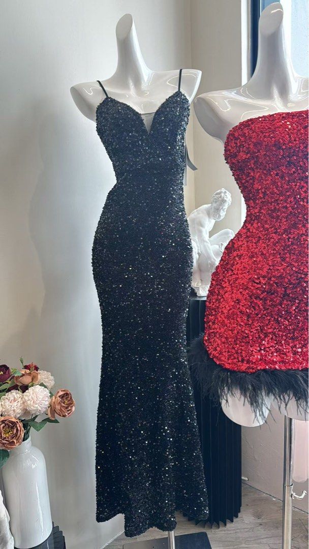 Black dinner dress, Women's Fashion, Dresses & Sets, Dresses on Carousell