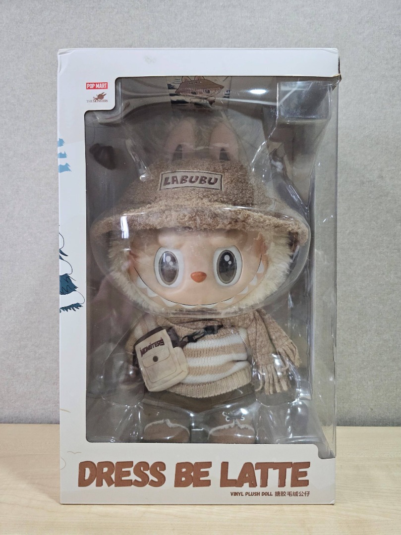 [Box open][box got damage]Pop Mart Labubu The Monsters Dress Be Latte ...