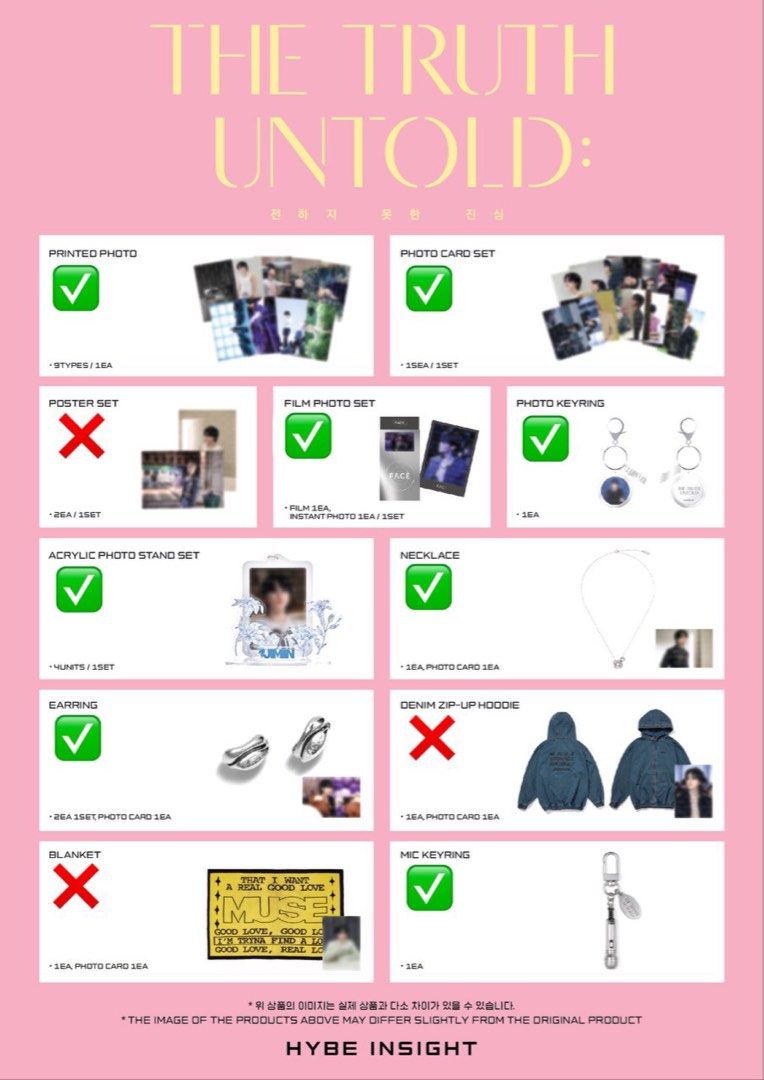 BTS Jimin The Truth Untold Exhibition Merch, Hobbies & Toys