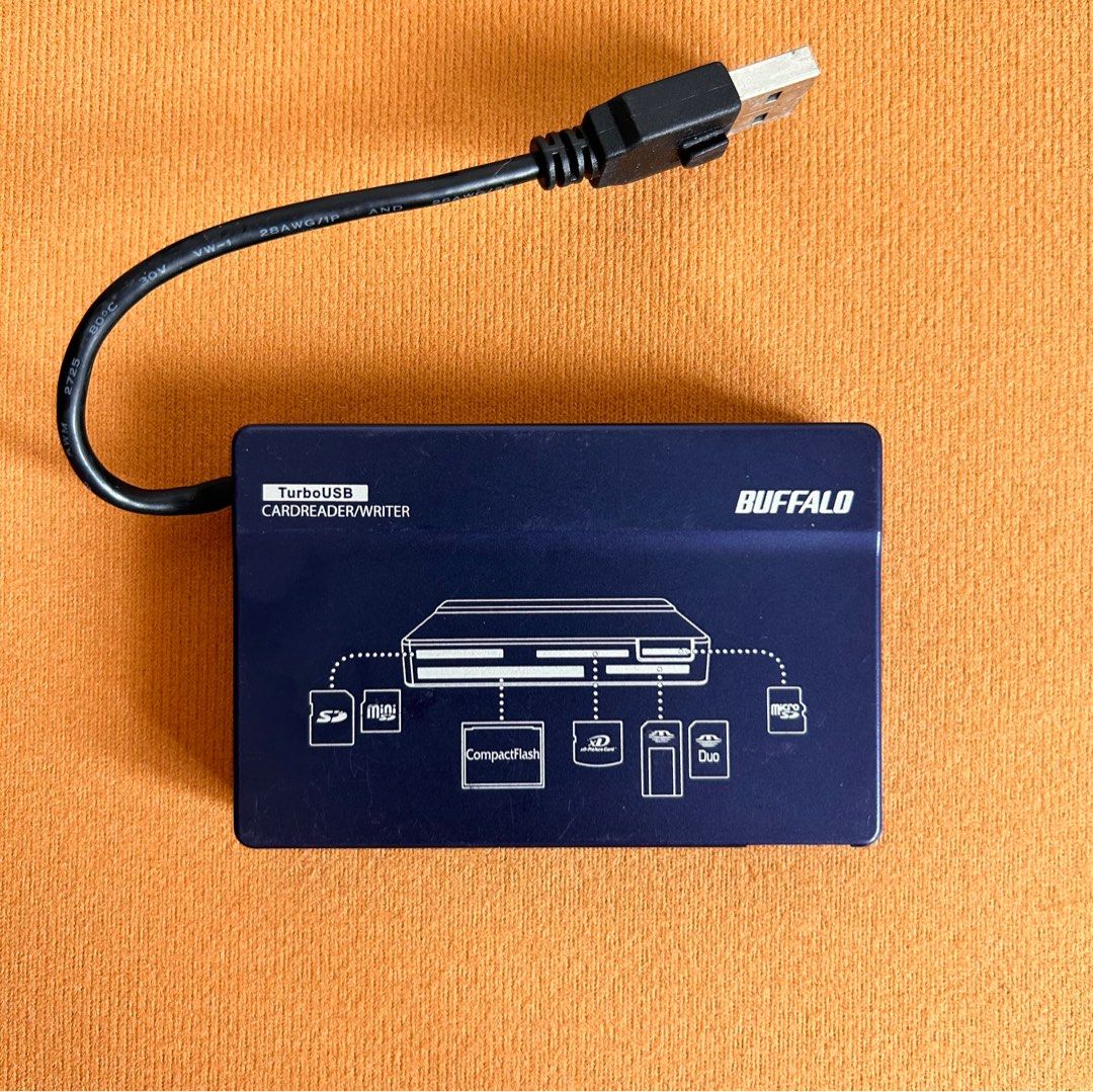 Card reader (Category: Other Photography Accessories) located in Manila. Submitted by pl4y_it_4g4in (Listing ID 1333421428, Image 1). Description: Good working condition Tested SD Mini SD Compact Flash XD Memory stick pro duo Micro SD Issue (last photo) .