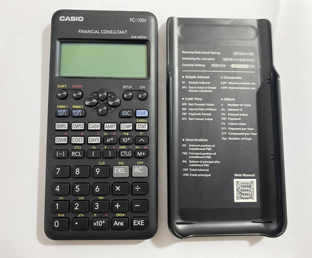 Casio fc 100v financial consultant outlet