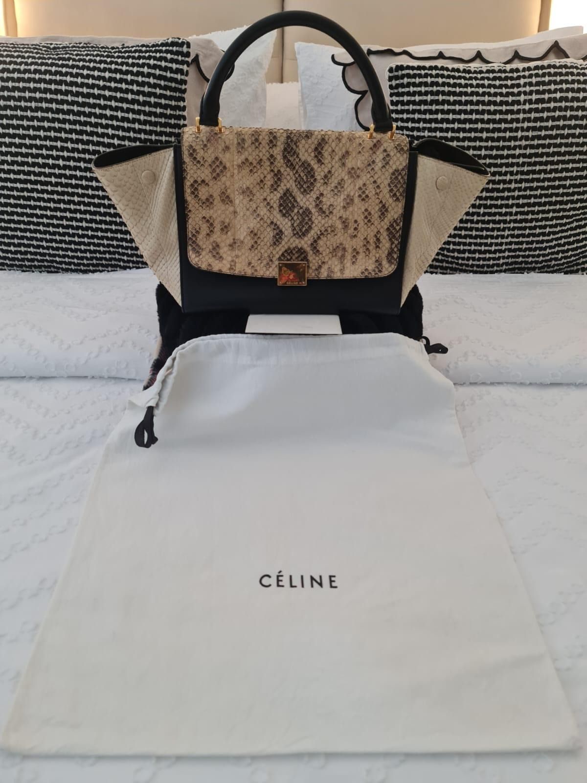 Celine Trapeze (Python Skin) (Category: Bags & Wallets) located in Singapore. Submitted by Our.Hero.Outlet (Listing ID 1333481398, Image 1). Description: No scratches, bought in 2016. .