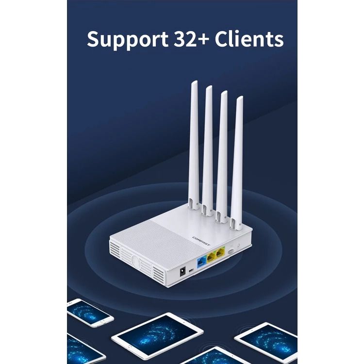 COMFAST 4G LTE Wireless Router SIM Card TPG SIM Card Wifi Modem With ...
