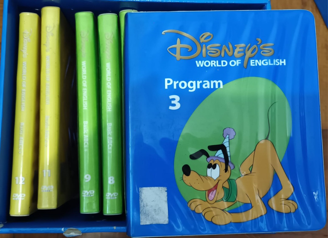 Disney's World of English 最新版 Disneys World of English #3 DVD CD Course Books Educational