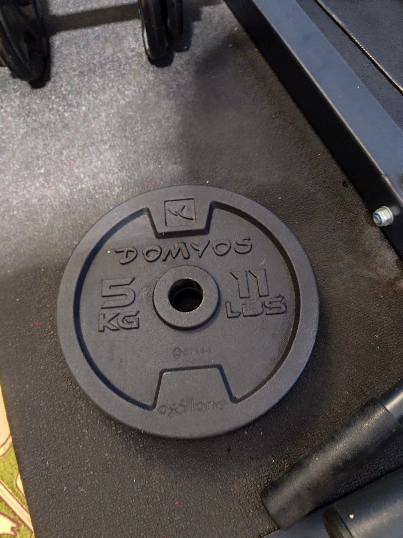 Domyos 5kg weight plates new arrivals