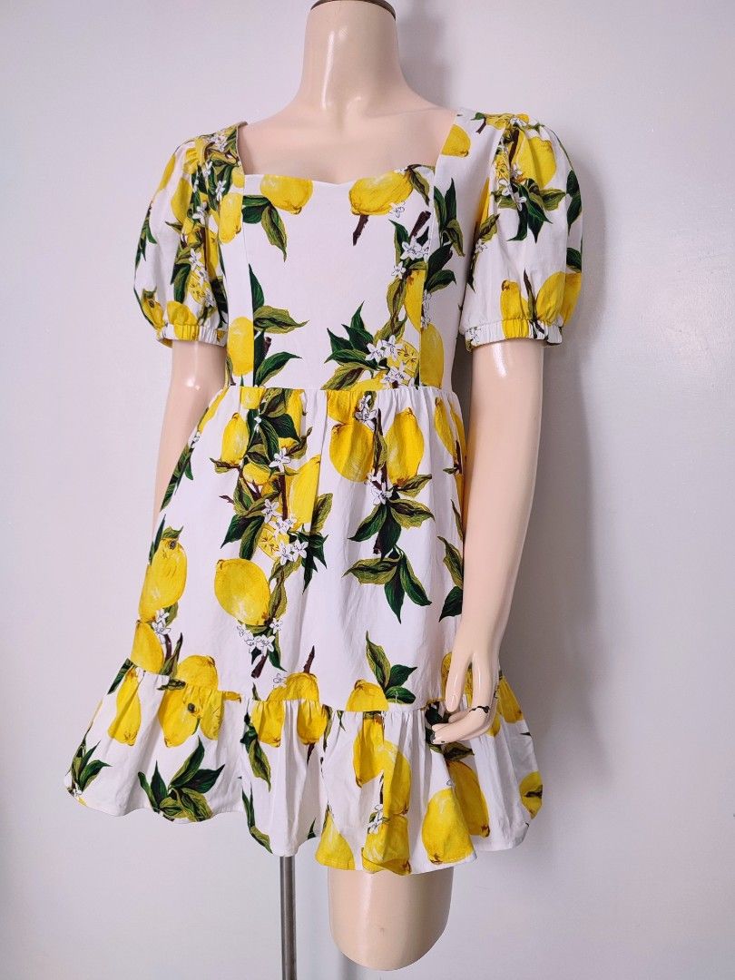 English factory lemon dress outlet