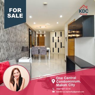 FOR SALE! 1 BR Interior Designed Unit in One Central Condominium, Makati City