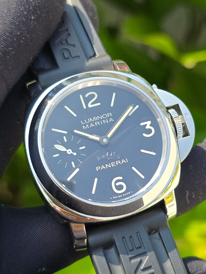 FULL SET PANERAI LUMINOR MARINA PAM 432 SINGAPORE BLACK DIAL PAM432 PAM00432 PAM0432 LIMITED TO 200 PIECES WORLDWIDE