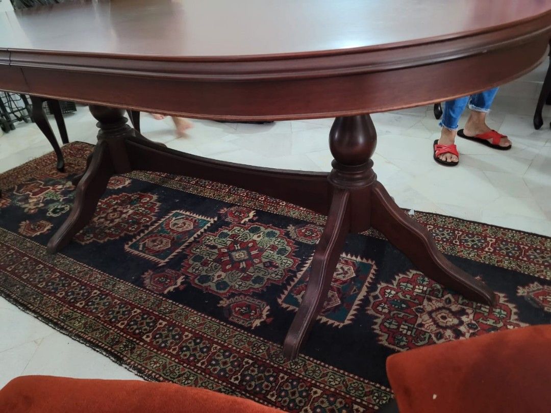Full solid wood Merbau Dinning table beautifully crafted 180cm ...