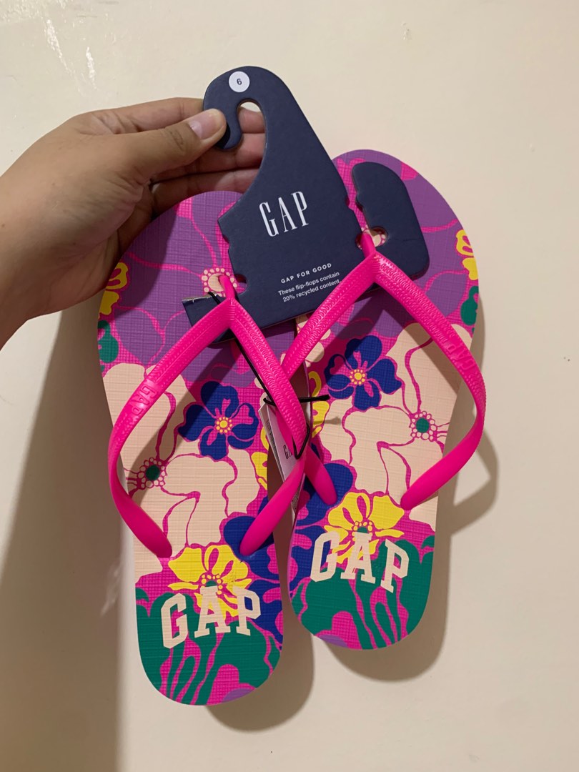 GAP Floral Slippers US 6 frok USA Bnew