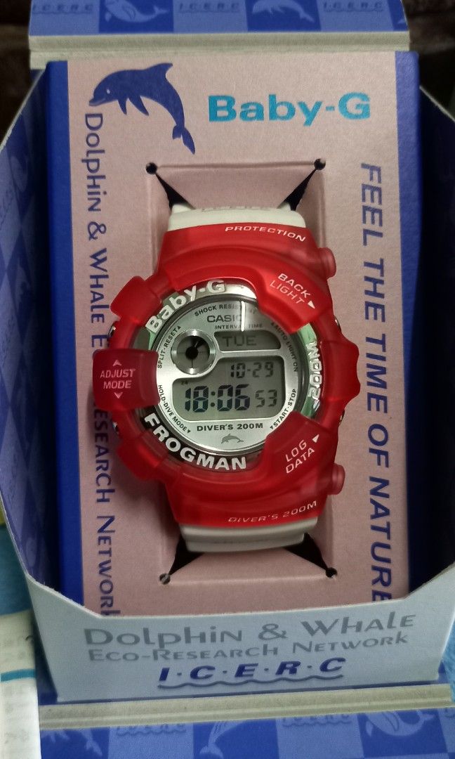 G-SHOCK BABY G FROGMAN BGW-105K-4DR (NOS), Men's Fashion, Watches