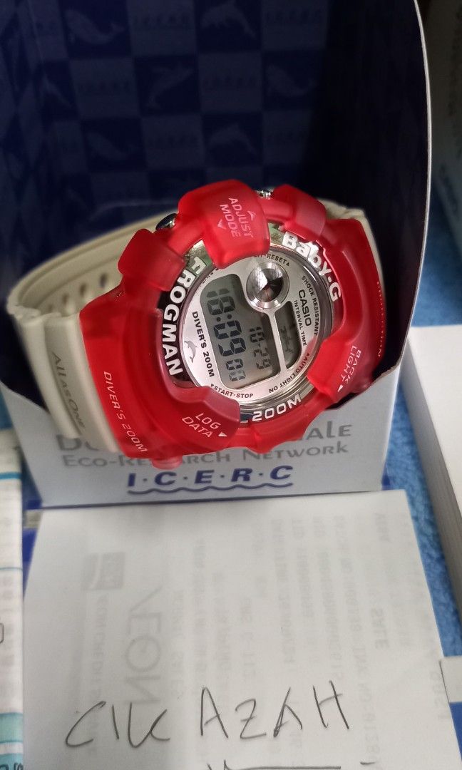 CASIO Baby-G FROGMAN BGW-105K ジャンク G-SHOCK BABY G FROGMAN BGW-105K-4DR (NOS), Men's Fashion, Watches