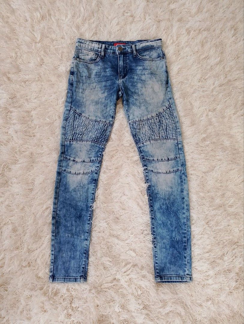 Guess biker jeans top