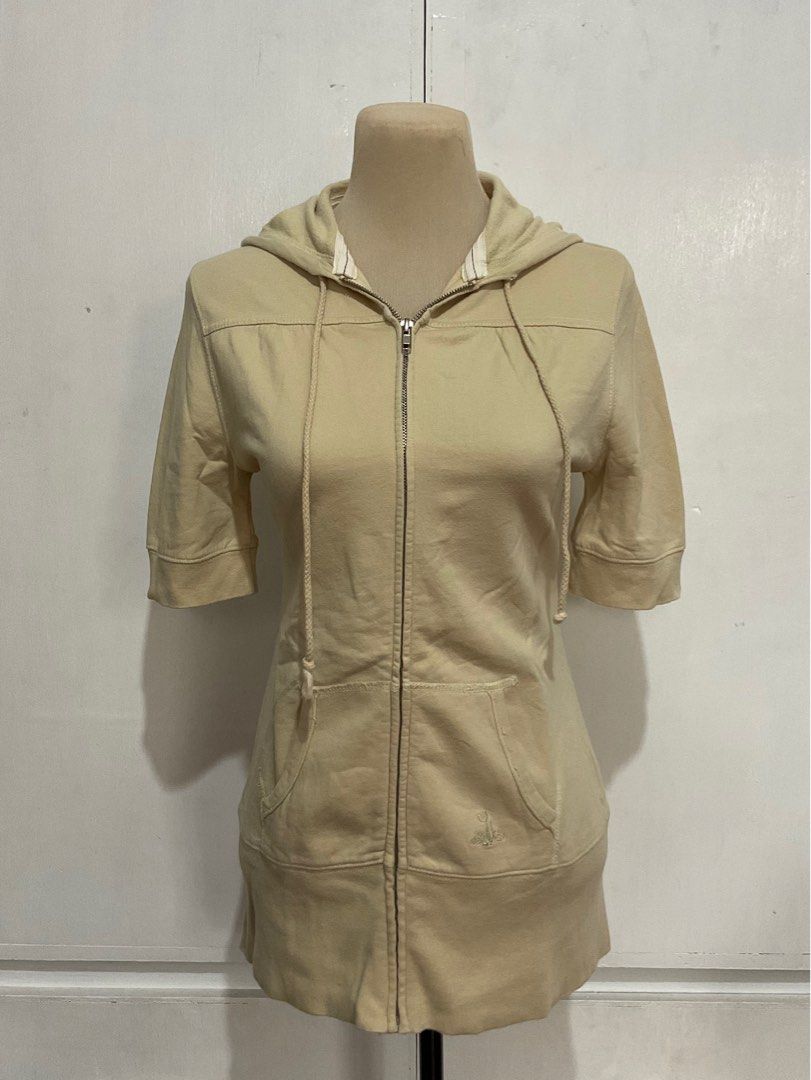 Half sleeve hooded jacket outlet