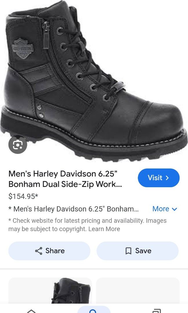 Harley bonham boots top