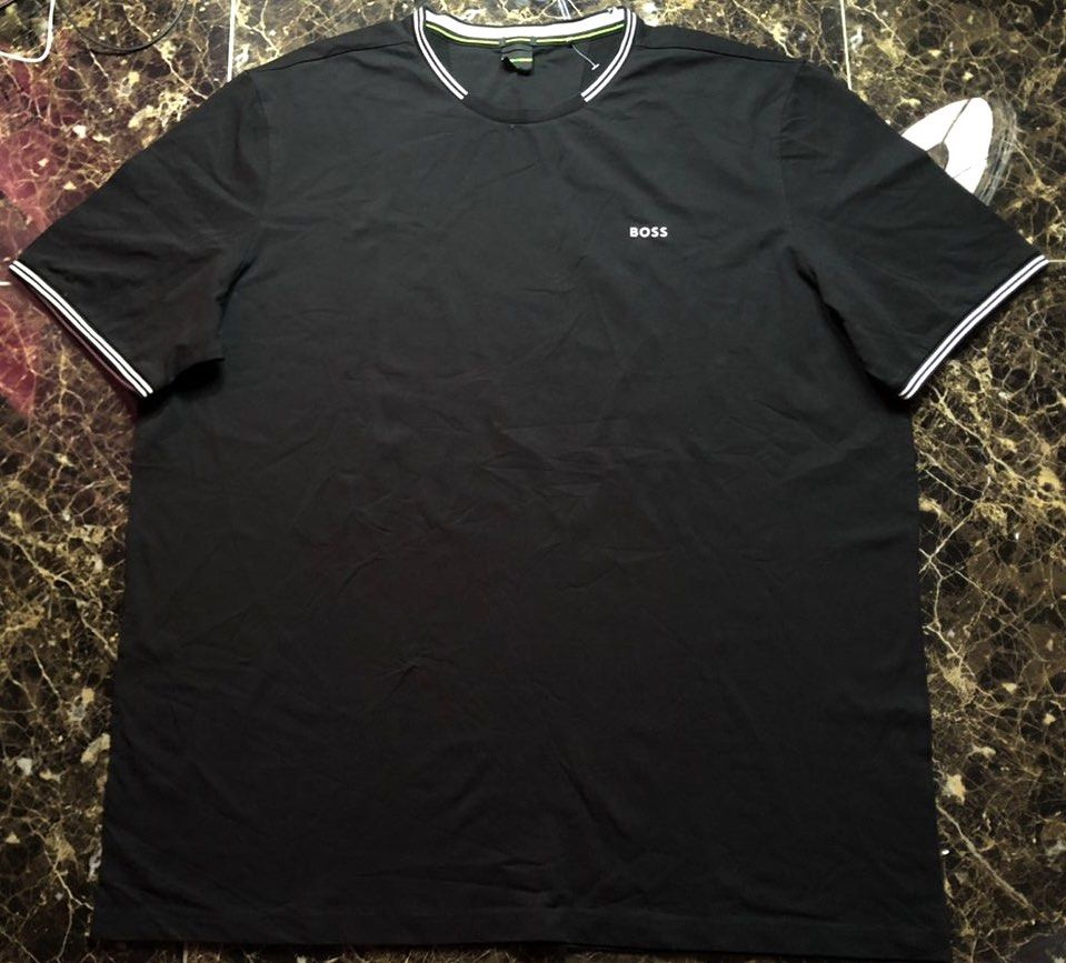 HUGO BOSS BLACK ROUND NECK TSHIRT BIG SIZE 3XL Women s Fashion Tops Other Tops on Carousell