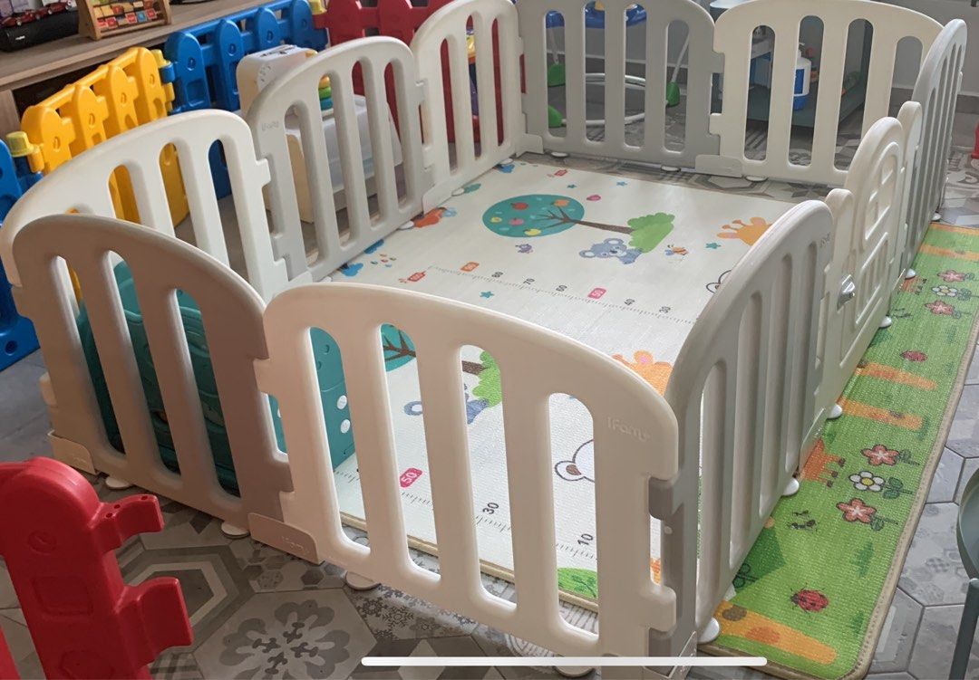 Carousell Ifam Baby Play Yard 大阪熊 シームレスプレイマット＋