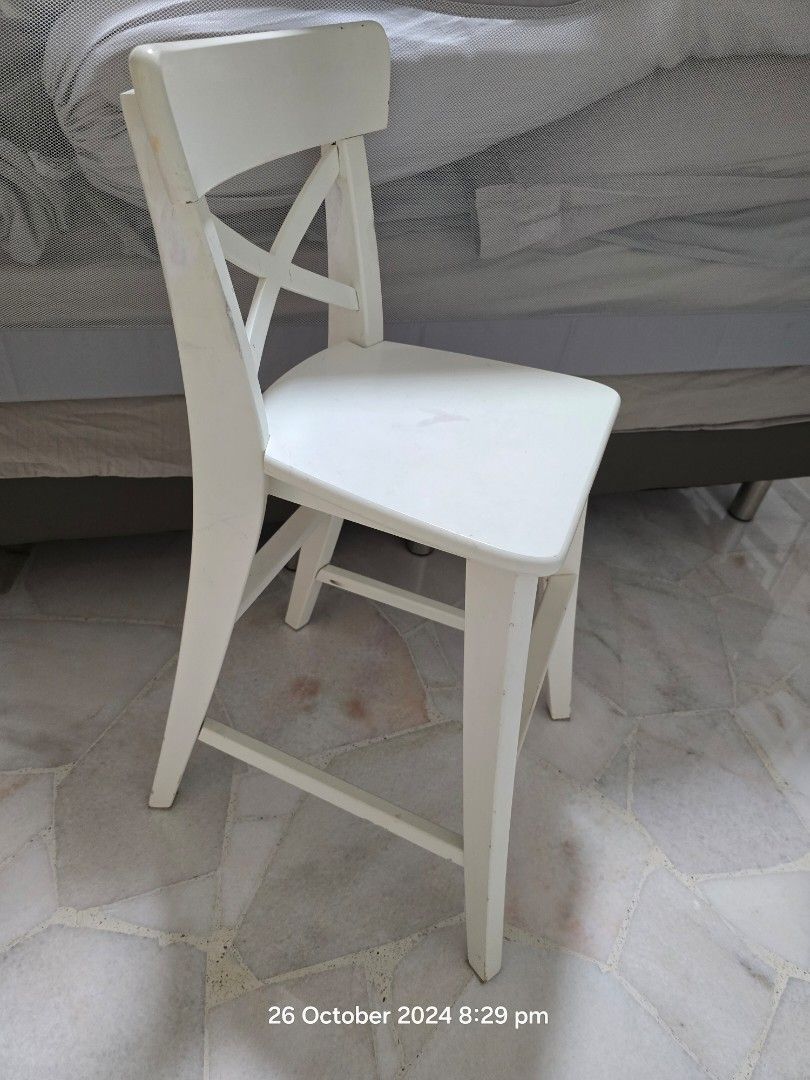 IKEA INGOLF Junior Chair Furniture Home Living Furniture Chairs on Carousell