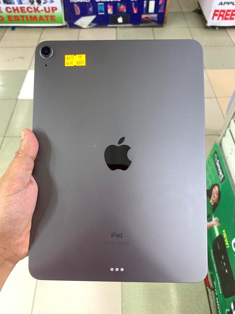 iPad Air 4th Gen. (64gb) Wifi (Category: iPad) located in Manila. Submitted by arzillah (Listing ID 1333387568, Image 1). Description: iPad Air 4th Gen. 64gb Wifi only Complete package No issue All working Open for COD/COP + SF Manila area (sameday delivery) Province area (via LBC) required DP to avoid cancellations Physical store: Greenhills Shopping Center, 2ndfloor Contact#: 09482217224 Page: Arzillah Gadgets Shop Fb: Princess Arzillah.