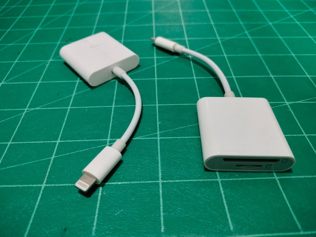 iPhone Lightning to Micro TF SD Memory Card Reader (Category: Cables & Adaptors) located in Quezon City. Submitted by kyrex12 (Listing ID 1333374349, Image 1). Description: -350 each -300 wholesale(6pcs. and above) -iPhone Lightning -TF and SD -with 1 week warranty -accept shipping via LALAMOVE COD(buyer's expense) -accept GCASH and MAYA payment -COMPATIBILITY IS BUYER'S RESPONSIBILITY.