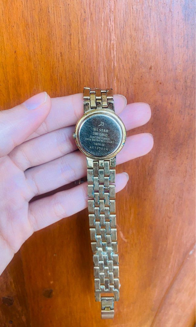 westar 18k gold plated westar watches prix