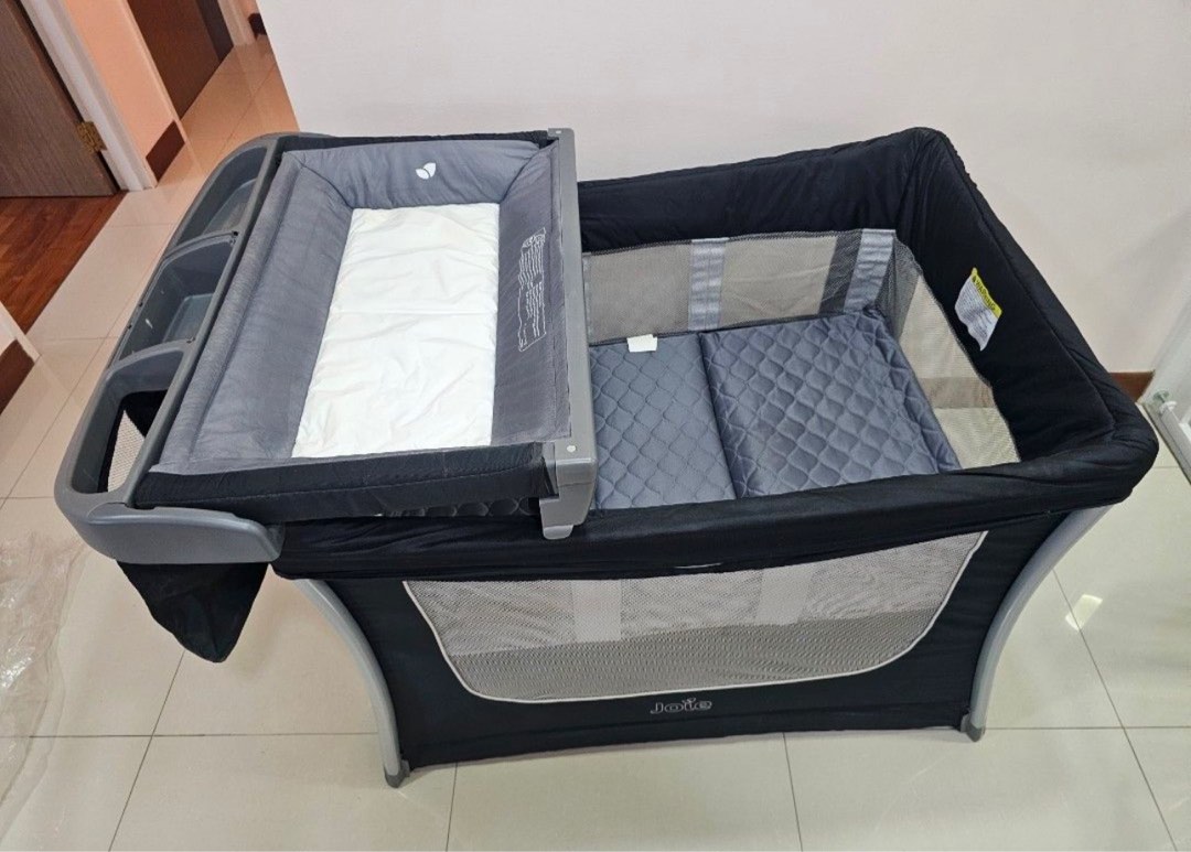 Joie illusion travel cot crib play pen Babies Kids Baby Nursery Kids Furniture Cots Cribs on Carousell