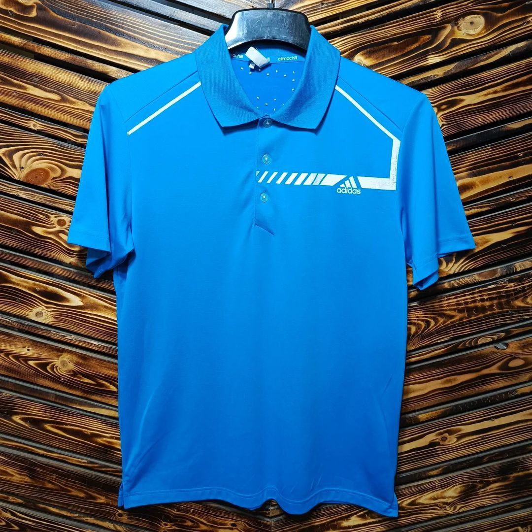 Kaos polo shirt ADIDAS size M P 71cm L 53cm