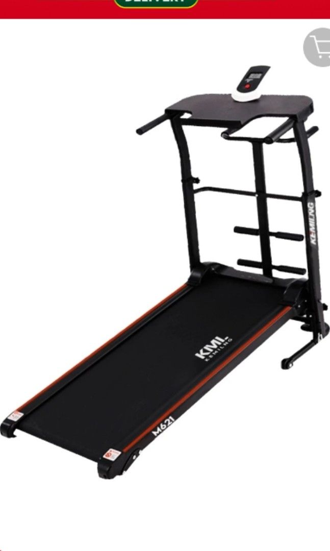 KEMILNG M621 MANUAL TREADMILL (Category: Cardio & Fitness Machines) located in Taguig. Submitted by lunalpha753 (Listing ID 1333503088, Image 2). Description: GOOD AS NEW. RFS: Hindi rin nagamit Kayo na po bahala mag pick up.