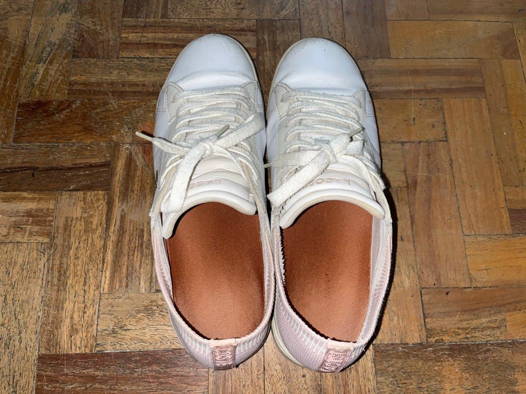 Lacoste Leather White Sneakers Carnaby Evo Duo 119 Women s Fashion Footwear Sneakers on Carousell