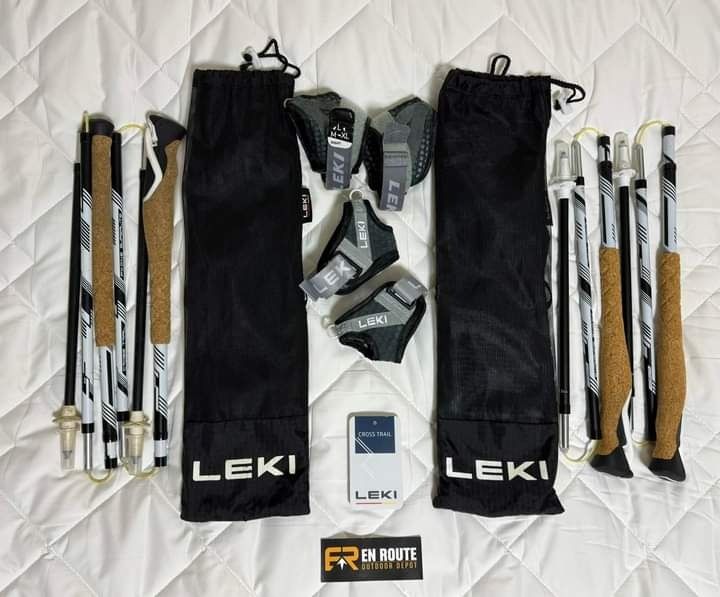 Leki Crosstrail FX Superlite trekking poles (Category: Hiking & Camping) located in Davao. Submitted by sherwin_santos (Listing ID 1333502739, Image 1). Description: brandnew 110 cm 9800php pre owned 120 cm 7500php.