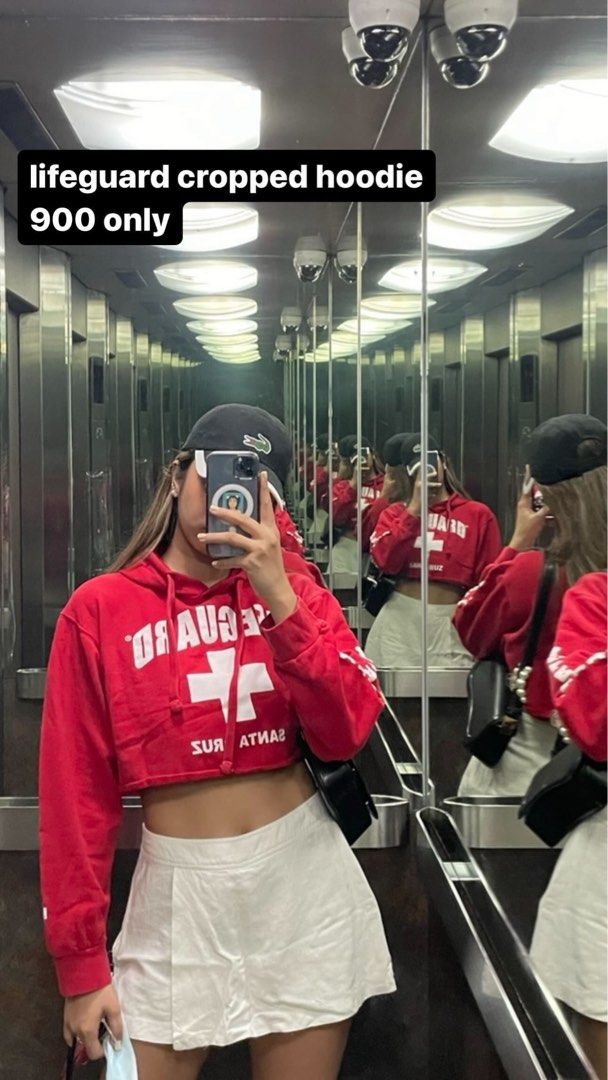 Lifeguard Cropped Hoodie