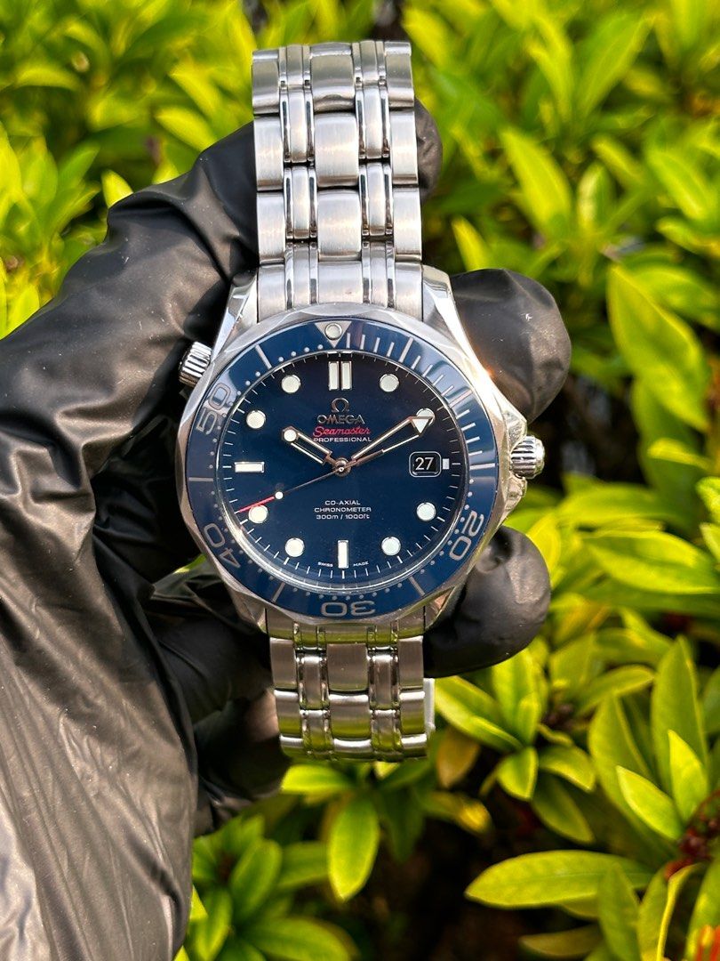 Like New Omega Seamaster Professional Diver 300 Non Wave Dial Blue 212.30.41.20.03.001 Luxury Watches on Carousell