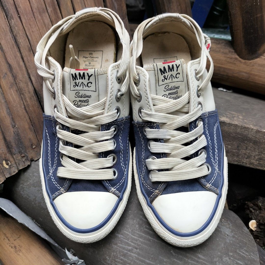 Maison Mihara Yasuhiro x Nigel Cabourn Sneakers (Category: Sneakers) located in Sindangan. Submitted by thrift_hunter73 (Listing ID 1333378792, Image 1). Description: Mihara Yasuhiro x Nigel Cabourn Sneakers.