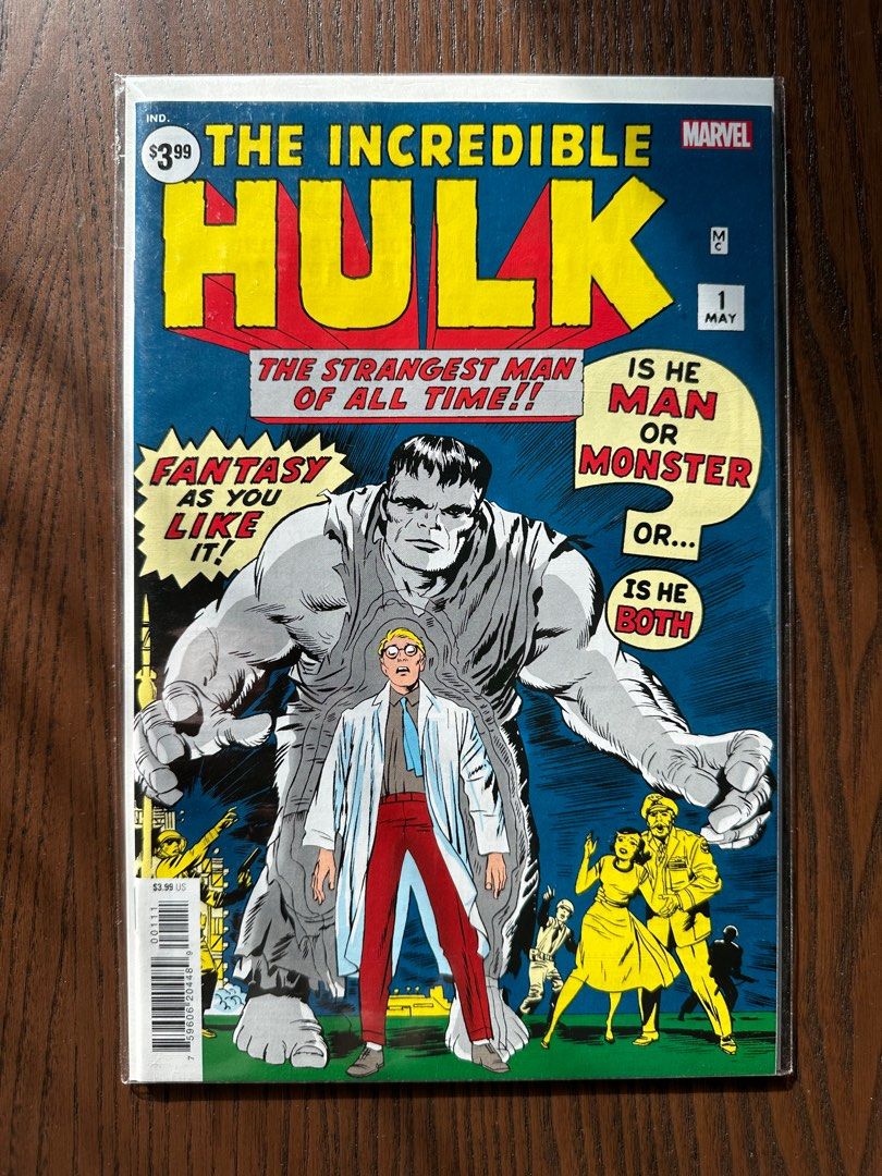 Marvel Comics The Incredible Hulk #1 Facsimile (Category: Comics & Manga) located in Makati City. Submitted by thecluttermachine (Listing ID 1333502940, Image 1). Description: .