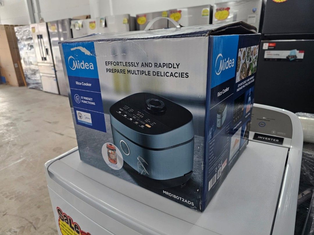 Midea MRD180T2ADS 2 Dimensional Heating Rice Cooker 1.8L TV Home Appliances Kitchen Appliances Cookers on Carousell