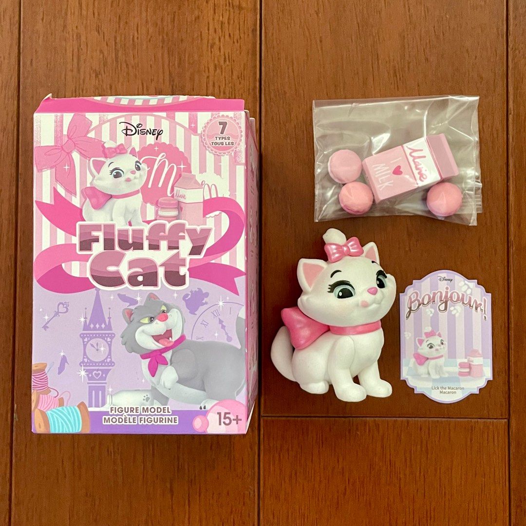 MINISO Fluffy Cat Marie blind box (Category: Designer & Blind Box Toys) located in Pasig City. Submitted by jmdlego (Listing ID 1333375320, Image 1). Description: MINISO Fluffy Cat Marie blind box •opened, ex-display •what you see is what you get •authentic Miniso • can trade for Pop Mart The Monsters Lazy Yoga •Payment via Gcash or bank transfer (BDO, BPI, RCBC) •Buyer books and pays for delivery fee (Grab, Lalamove) •Pickup at Kapitolyo, Pasig.