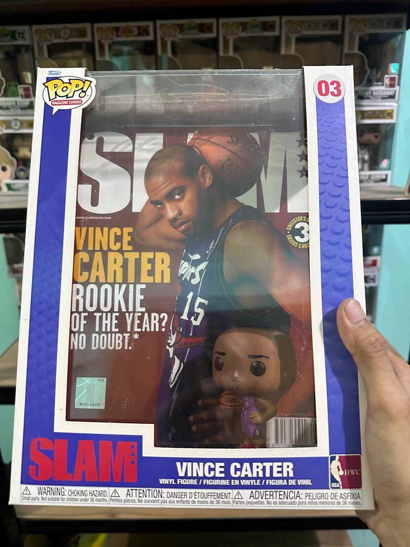 NBA FUNKO POP SLAM COVER (Category: Designer & Blind Box Toys) located in Malabon City. Submitted by reyyyyyyyyyyyyyyy (Listing ID 1333495440, Image 3). Description: For sale: NBA Funko Pop Allen Iverson Slam 01- SOLD Shaquille O’Neal Slam 02 - SOLD Vince Carter Slam 03 - P1000 Ray Allen Slam 04- P1100 Tim Duncan Slam 05 - P1700 Jason Williams 06 Slam - P1700 Kemp Slam 07- P1350 McGrady Slam 08- P1700 Condition: 9-10/10 NOOB RFS: Decluttering Mee